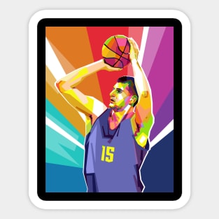 NIKOLA JOKIC POP ART Sticker